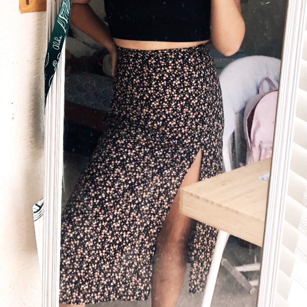 Nordstrom Floral Midi Skirt!